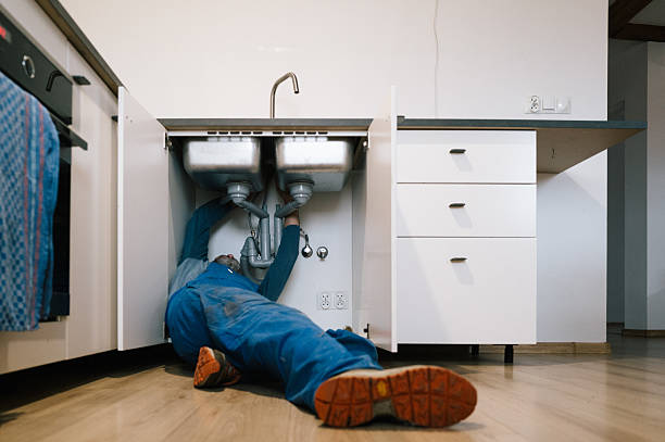 Professional Drain Cleaning technician working in Windsor, WI